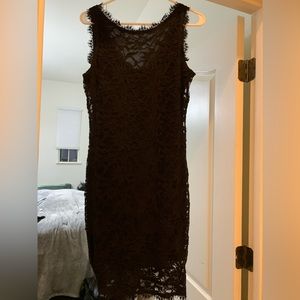 Classy lace black dress